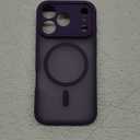 MOCCA Magnetic for iPhone 17 Pro Max Case, (Compatible with Magsafe) (16FT Military Grade Protection) Full Camera Protection Anti-Fingerprint Slim Translucent Matte Phone Cover 6.9",Deep Purple