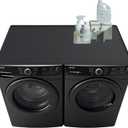 54'' x 27.5'' Washer and Dryer Covers for the Top, Silicone Washing Machine Cover, Dryer Top Protector Mat, Washer Dryer Countertop, Perfect for Laundry Room, Home Use, Black (black, 54'' x 27.5'')