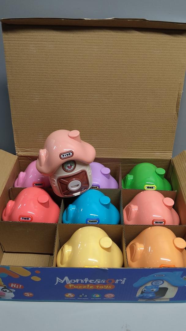 Learning Toys for 1,2,3 Year Old Toddlers, 9Pcs Farm Animals Toys Montessori Counting, Matching & Sorting Fine Motor Games, Christmas Birthday Easter Gift for Baby Boys Girls Age 12-18 Months