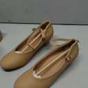 ARCLIBER Character Shoes for Women Ankle Strap 1.55" Dance Heels for Ballroom Salsa Tango Size 7.5