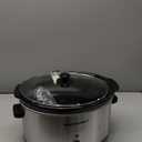 Elite Gourmet Stainless Steel Slow Cooker, Dishwasher-Safe with Tempered Glass Lid, Cool-Touch Handles, Removable Stoneware Pot, 8.5 Quart,MST-900V