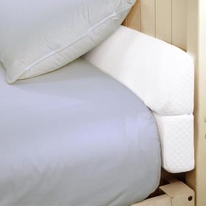 HOMBYS Wedge Pillow Headboard for Bed Gap,Foldable Bed Wedge Gap Filler King Size,Matterss Gap Filler,Multi Functional Bed Crack Pillow, Fill The Gap (0-7") Between Your Headboard and Mattress,White (King(76"x6"x6"), White)