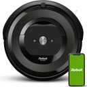 iRobot Roomba E5 (5150) Robot Vacuum - Wi-Fi Connected, Works with Alexa, Ideal for Pet Hair, Carpets, Hard, Self-Charging Robotic Vacuum, Black