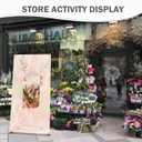 Zonon 8 Pcs X Banner Stand Adjustable Fit 23 x 63 to 32 x 78 Inch X Frame Banner Stand for Stores Tradeshow Restaurant Event Birthday Party Outdoor Activities Booth Display