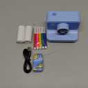 Kids Camera Instant Print, Christmas Birthday Gifts for Girls and Boys, Kids Camera with 32GB Card, Toddler Toy Camera for 3-12 Years Old, Blue