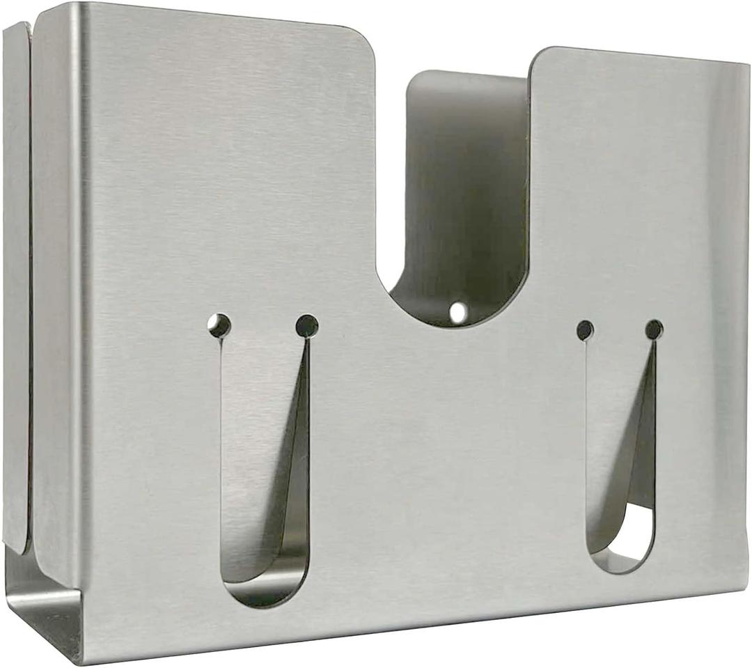 Adjustable Stainless Steel Bagel Slicer and Cutter, Bagel Holder for Slicing Small and Large Bagels, Bagel Cutter Slicer with Bun Holder and Slicing Guide - Perfect Bagel Slicer for Large Bagels (Style 1), 5.1"L x 1.8"W x 4"H