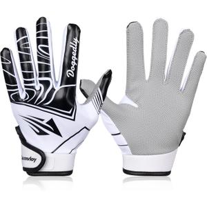 Baseball Batting Gloves for Youth with Super Grip and Finger-Fit Palms - Unisex Fit for Men, Kids, Boys & Girls, Size: Youth M/L(6in-6.5in)