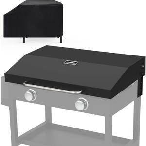 2026 Upgraded Lid for Blackstone Griddle Lid 28 Inch, BBQ Future Hinged Hard Cover with Thermometer & Reinforced Hinge Compatible with 28" Models 1517 2206 1853 1885 & More