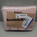 Bedsure Pink Duvet Cover Queen Size - 3 Pieces Prewashed Cotton-Like Polyester Extra Soft Bedding Set, Includes 1 Duvet Cover 90x90 Inches with Zipper Closure & 2 Pillow Shams, Comforter Not Included