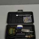 AZUNO Digital Tire Inflator with Pressure Gauge, 200 PSI, Heavy Duty Air Compressor Accessories, with Rubber Hose Lock on Air Chuck and Quick Connect Coupler, Comes with a Portable Carrying Box