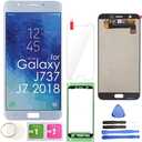 LCD Screen Replacement Touch Display Digitizer Assembly (Blue) for Samsung Galaxy J7 2018 J737 SM-J737 J737A / J7 Refine J737P / J7 Crown S767VL /J7 Aero/ J7 V J737V / J7 Star J737T