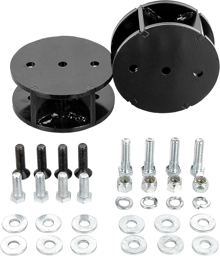 TORQUE Airbag Air Bag Lift Spacer for Lifted Vehicles with Torque, Firestone, Air Lift Suspension Kits and other brands (Replaces Ride Rite 2366, Air Lift 52420) (TR200020AS) 2 inch Straight