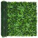 DOPGIB 20"x 20"(12P), Artificial Greenery Grass Wall Boxwood Plant Panels