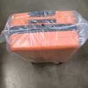 Amazon Basics 30" Hardside Large Checked Luggage, Expandable For Up to 15% More Space, Hardshell Suitcase With Wheels, Scratch-Resistant Surface, Four Multi-directional Wheels, Orange