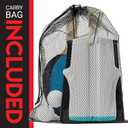 Franklin Sports Table Tennis to Go Portable Ping Pong Set - Table Top Ping Pong Net + (2) Paddles - Ping Pong Balls Included - 2 Players (6', White)