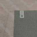 Area Rug 8x10 Rug Machine Washable Non-Slip Low Pile Print Pattern Western Rug for Living Room Bedroom Entryway Tribal Series -Light Pink/Cream