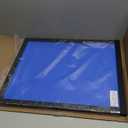 12x15 Frame with Mat - Black 14x17 Frame Wood Made to Display Print or Poster Measuring 12 x 15 Inches with White Photo Mat