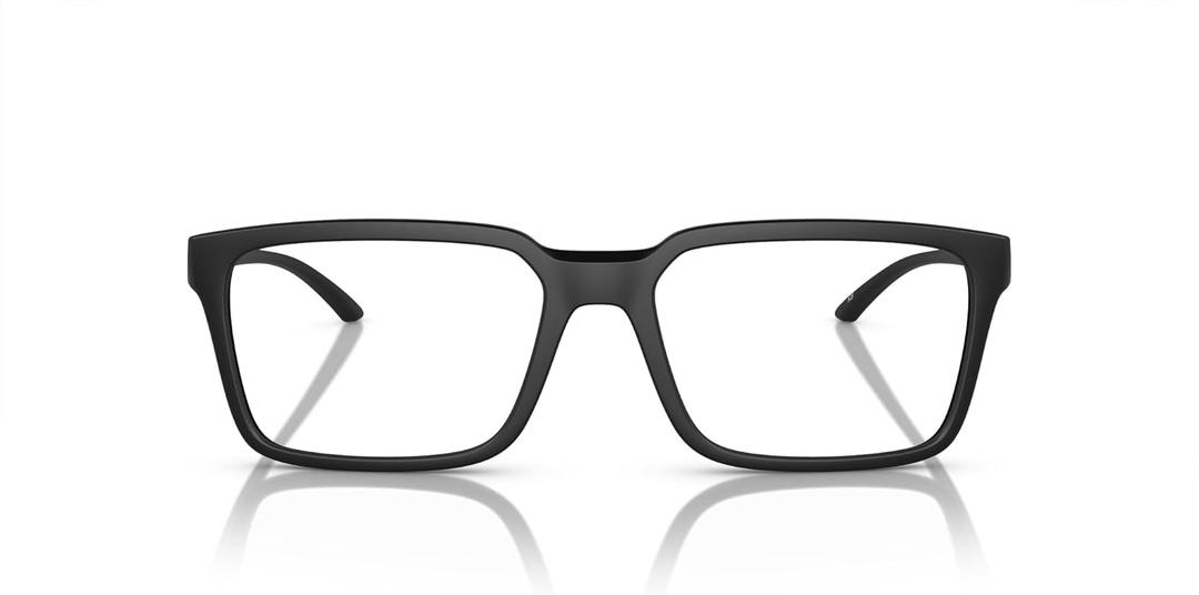 ARNETTE Men's An7238 K8 Square Prescription Eyewear Frames (Matte Black/Demo Lens)