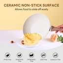 Sweetcrispy 17 Pcs Nonstick Pots and Pans, Non-toxic Kitchen Cooking Set, Induction Kitchen Cookware Sets Non Stick with Stay-Cool Handles, Oven Safe, Beige