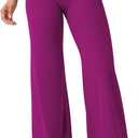 YEOREO Workout Leggings Womens No Front Seam Straight Leggings 29"/ 31.5"/ 33"/ 35" High Waist Buttery Eddiy Gym Yoga Pants (X-Small, Rose Purple)