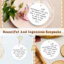 2 x Thank You Coworker Ornament, Colleagues Gifts for Women Hanging Ornaments for Christmas Tree Party Holiday Decorations, Thank You Gifts for Coworkers Decorative Ornaments Keepsake