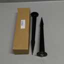 Metal Ground Stake Spike for Outdoor Landscape Spot Flood Pathway Solar Light Replacement Light Stake Spike Part Holder,10.4" Long(2 Pack)