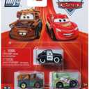 Disney Cars Mini Racers 3 Pack (Speed Limit Mater, Sheriff and Wingo)