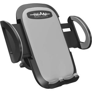 Beam Electronics Car Phone Holder Mount, Phone Car Air Vent Mount Holder Cradle Compatible for iPhone 12 11 Pro Max XS XS XR X 8+ 7+ SE 6s 6+ 5s 4 Samsung Galaxy S4-S10 LG Nexus Nokia