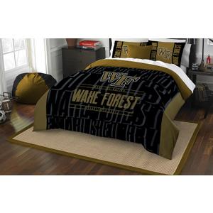 Northwest NCAA Unisex Comforter and Sham Set (Full/Queen, Modern Take)