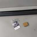 LazBlinds No Drill Blackout Roller Shades, 28" W x 72" H, Black
