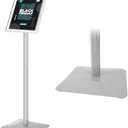 Golemas Sign Stand for Display, 11lbs Integrated Rod Heavy Duty Pedestal Floor Signage Stand Holder, for Outdoor or Indoor Advertising (8.5 x 11, Silver)