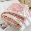 LGYKUMEG Sherpa Blanket Twin Size for Couch - Super Soft Cozy Blanket for Bed, Comfortable Fleece Blanket Warm Blanket for Winter,G,59x79in