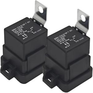 896H-1CH-D1SF-T Relay (Pack of 2) - 50A SPDT 1 Form C, 12V DC Coil, Silver Tin Oxide Contacts, Quick Connect Terminal - Replace 896H-1CH-D1SF-T-001-12VDC 896H-1CH-D1SF-R1-T AZ9731-1C-12DC4