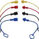 JZGRDN 8PK Hydraulic Quick Coupler Dust Cap & Plug Set Compatible with 1/4" John Deere 54D 60D 1023E 1025R 1026R 2025R 2026R 2032R 2036R 2038R 2305 2320 2720 2520 120R D120 D160 H120 H160 H165 X950R