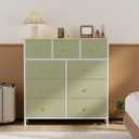 OLIXIS 9 Drawer Tall Dresser for Bedroom, Closet Organizers and Storage, 11.8"D x 39.6"W x 39.4"H