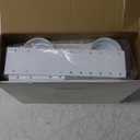 Premium Washing Machine Outlet Box with Center Drain, 1/2-Inch Pex Crimp x 3/4-Inch MHT Connection, Laundry Washer Valve Outlet Box with Clear Text Instructions