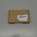 2x3 Mini Picture Frames - Small Wallet Size Picture Frames for Desk & Tabletop, Brown Wooden Standing Tiny Frame with Clear Plexiglass, Farmhouse Style