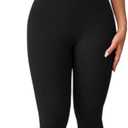 ECHOINE Backless Halter Neck Jumpsuit For Women Bodycon Cropped Capri Romper Black L