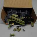 WW2 Army Tank Building Blocks Set, 2 Classic Military Tanks Building Set with Rotatable Turret, Movable Tracks & Tactical Gear, Tiger Tank Model & Military Vehicles for Collectors and Boys, 1314Pcs