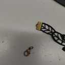 Witch Hat and Rhinestones Necklace Set Women's Halloween Hat Roses Decoration Hat for Themed Parties and Celebrations (Black)