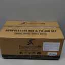 ProsourceFit Acupressure Mat and Pillow Set for Back/Neck Pain Relief and Muscle Relaxation (Large, Purpule/White)