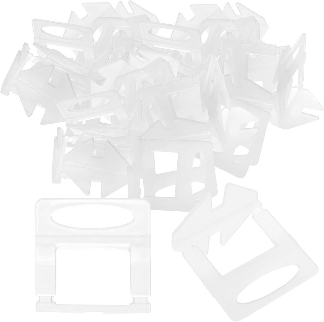 1/16 Inch Tile Leveling System Clips, Tile Leveler Spacers for Professional Ceramic and Stone Installation