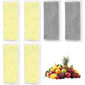 6 PK-2 Produce Keeper Refill Filters  Compatible with Frigidaire Gallery GRMC2273BF, GRMC2273BD, GRMG2272BF Refrigerator Produce Keeper