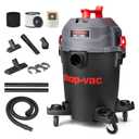 Shop-Vac 6 Gallon Ultra Quiet Shop Vacuum Wet and Dry, 4.5HP Powerful Suction Wet/Dry Vacuum with Attachments, 1-7/8 in. x 7 Ft Hose, 15 Ft Cord, Ideal for Jobsite, Garage, Workshop & Home, 5430541
