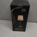 MEIXISUE Cordless Rechargeable LED Table Lamp with Dimmer,Nightstand Lamp with USB Port,Antique Brass Portables Outdoor Lamp, Battery Operated Lamp for Patio Bedroom Bedside Balcony Camping Bar RV