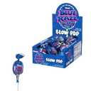 Charms Blow Pop Lollipops - Individually Wrapped Dual Candy and Gum Suckers - Peanut Free, Gluten Free - Bulk Treat for Kids and Adults Blue Razz Berry, 48 Count (Pack of 1), BB 07/05/2026