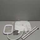 30X 10X Extra Large Floor Magnifying Glass with Light and Stand, 60 LED Flexible Gooseneck Floor Magnifying Lamp with 5 Color Modes, 2-in-1 Lighted Magnifiers for Close Work, Sewing, Crafts, Painting