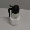 TrendPlain 16oz/470ml Glass Olive Oil Sprayer for Cooking  2 in 1 Olive Oil Dispenser Bottle for Kitchen Gadgets and Air Fryer Accessories, Salad, BBQ - Black