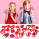 28 Pack Valentines Day Gifts for Kids, Animal Mochi Squishies Filled Heart-Shape Box and Greeting Cards Kawaii Squishies Stress Relief Fidget Toys for Classroom Exchange Gifts Party Favors Prizes