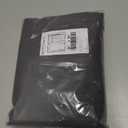 NICETOWN Blackout French Door Curtain, Room Darkening Tie Up Shade Small Window Curtains and Drapes Thermal Insulated Tricia Door Blinds for Patio Classroom, W26 x L50 inch, 1 Panel, Grey